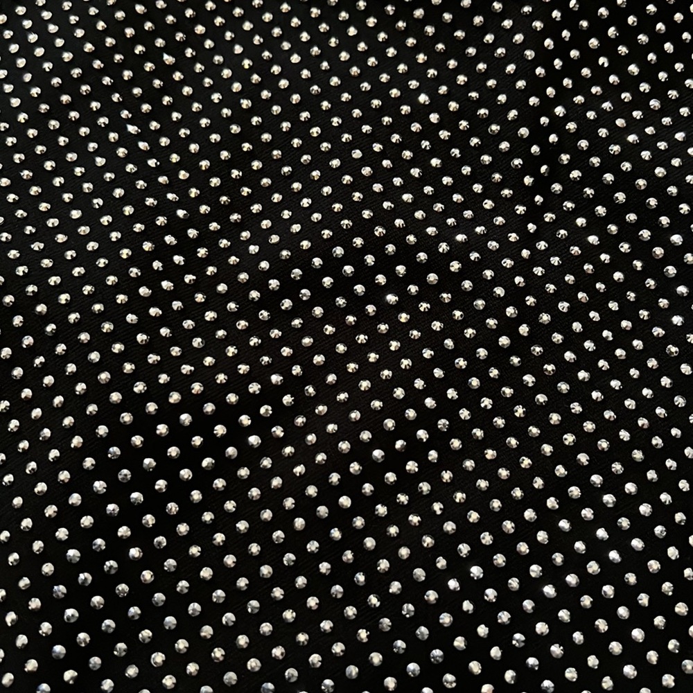 Mini Skirt Silver Rhinestones - Picture 2 of 3